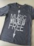 Music Will Set Us Free Kid's Short Sleeve Tee