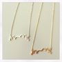 "NOLA Skyline" Gold Vermeil Charm Necklace