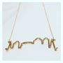 "NOLA Skyline" Gold Vermeil Charm Necklace