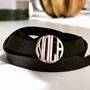 "NOLA Monogram" Leather Wrap Bracelet