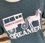 "Dreamer" Ladies' Relaxed Jersey Short Sleeve crew-neck Tee