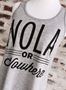 NOLA or Nowhere Women's Flowy Racerback Tank Top