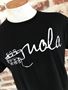 NOLA Strings Unisex Cotton Crew Neck Tee