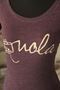 NOLA Strings Vintage Purple Ladies Tri-blend Scoop Neck Tee