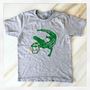 "MG Gator" Heather Gray Kid's Short Sleeve Tee