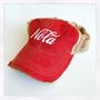 NOLA Red Vintage Truckers Hat