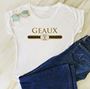 Picture of Geaux Black & Gold White Dolman