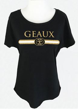 Picture of Geaux Black & Gold Dolman