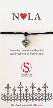 Picture of NOLA Love, Silver Fleur De Lis