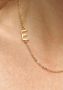 ALPHA LINE 16" Gold Plated Pewter Necklace