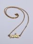 Gold Plated "NOLA" Charm Necklace