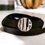 "NOLA Monogram" Leather Wrap Bracelet