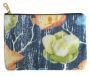 Spring Magnolia Floral Printed Canvas Pouch